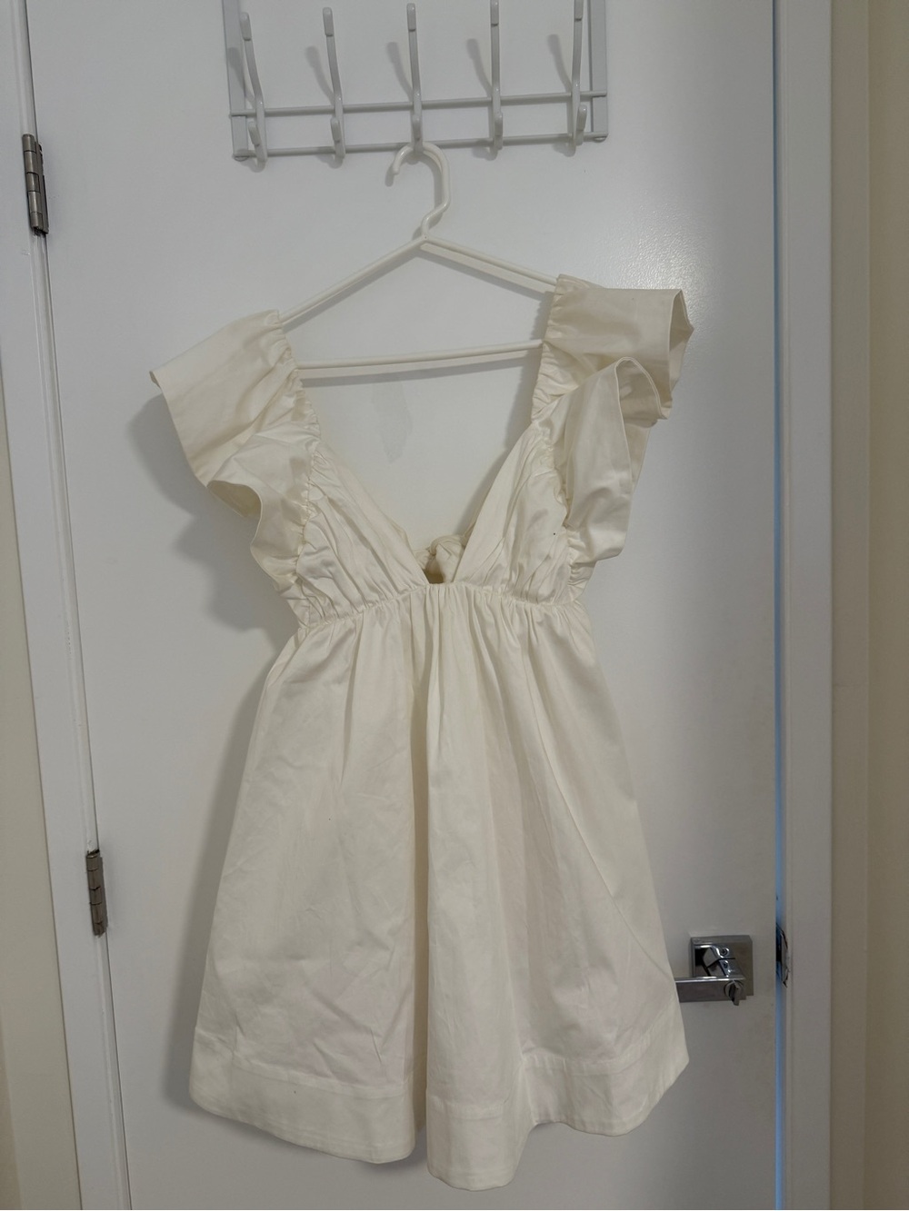 For Love & Lemons Clementine Mini Dress in White